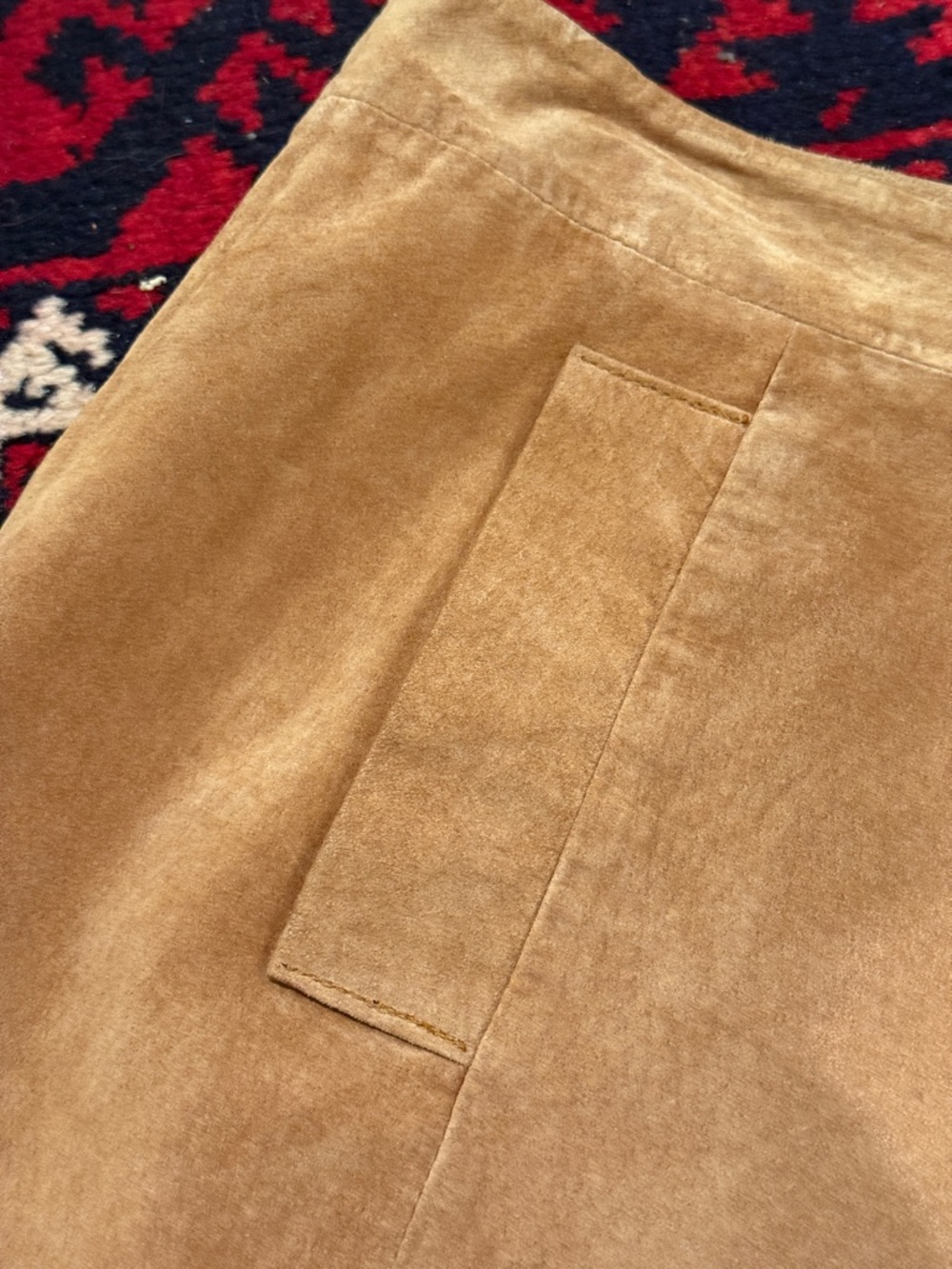 Kut from the Kloth Camel Suede Mini Skirt - Picture 2 of 5